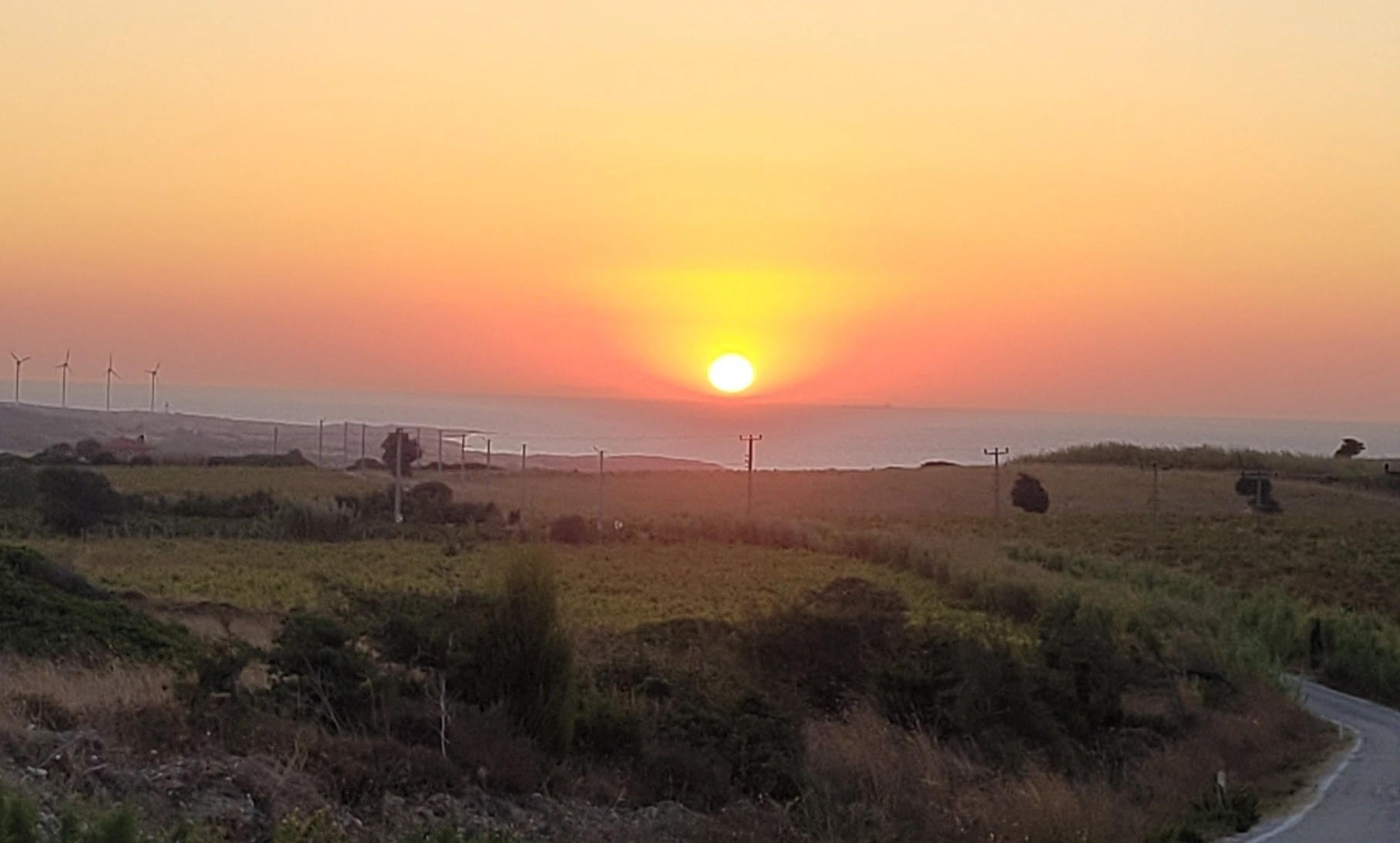 Bozcaada Gün Batımı, Polente, Rüzgar Gülleri, Batı Burnu